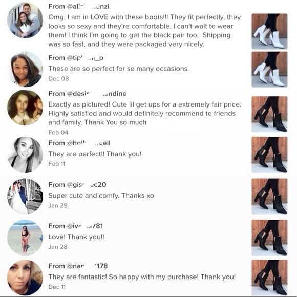 White Ankle High Block Chunky Heel Booties - Picture 9 of 13